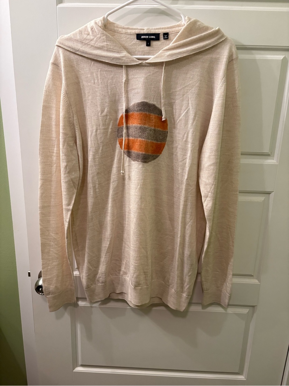 Jared Lang Cream Knit Top